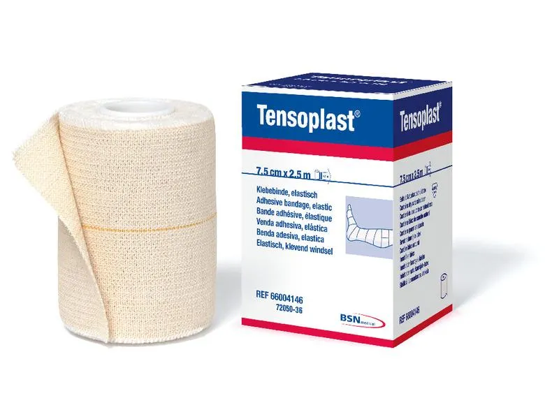 Tensoplast Elastische Pflasterbinde, 7.5 cm x 4.5 m