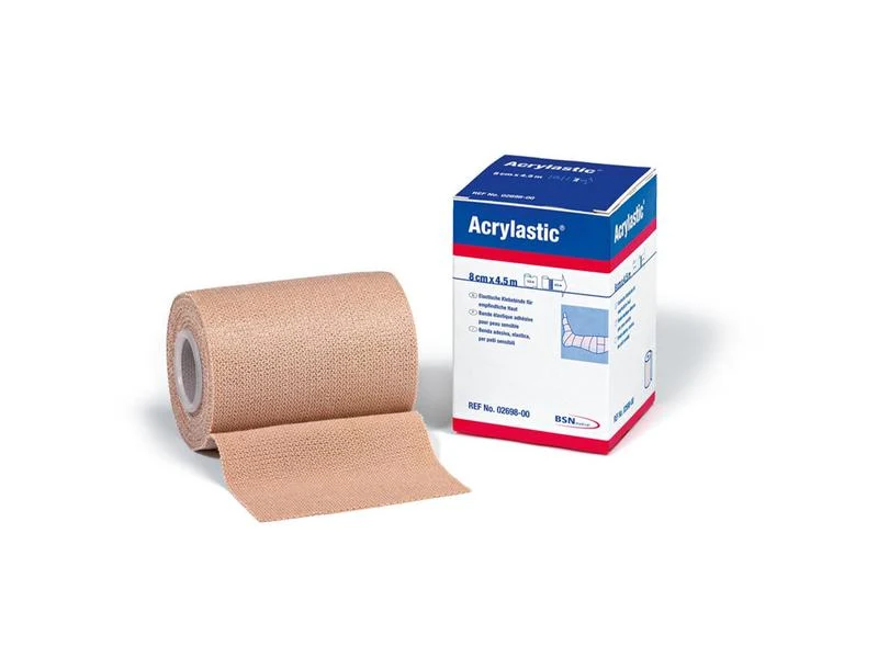 Acrylastic Elastische Klebebinde, 8cm x 2.5m