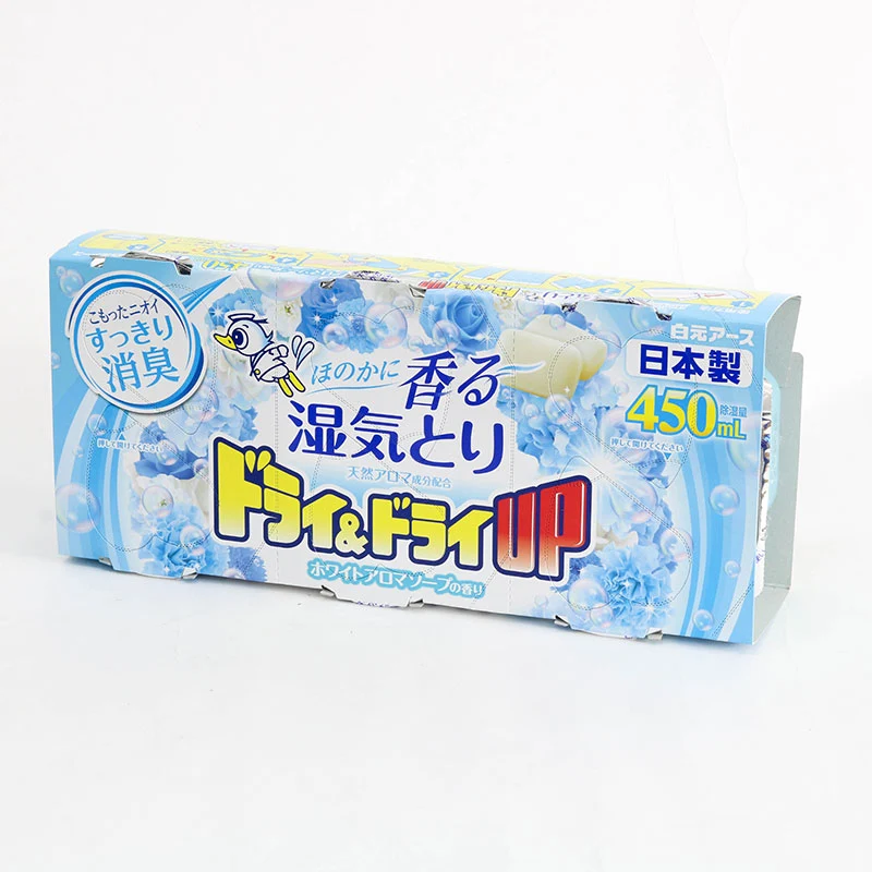 [Self-operated] Japan Hakugen Deodorizing and Dehumidifying Box, Soap Scented, 150ml*3 Boxes, for Wardrobes, Shoe Cabinets, Closets, and Storage Cabinets - Moisture-proof and Mildew-proof Dehumidifying Box