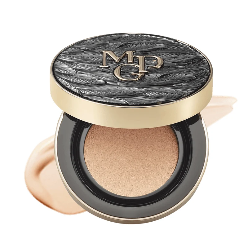 [Self-operated] MAOGEPING MGP Black Wings Cushion Foundation for Oily Skin, 14g #702 Natural Color, suitable for healthy skin tones, dewy matte finish, 24-hour color-locking, strong coverage, oil control, specially formulated for combination/oily skin.