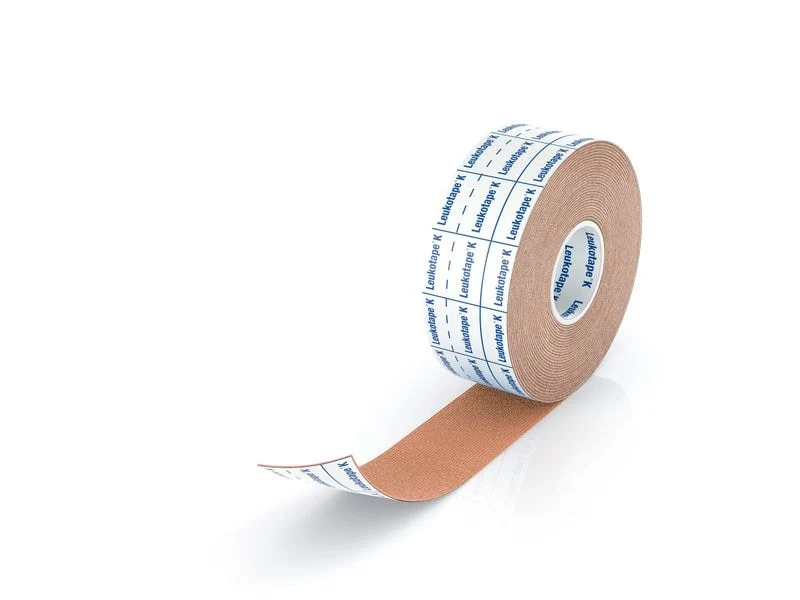 Leukotape K Kinesiologie Tape, beige, elastisch, 2.5 cm x 5 m, 1 Stück