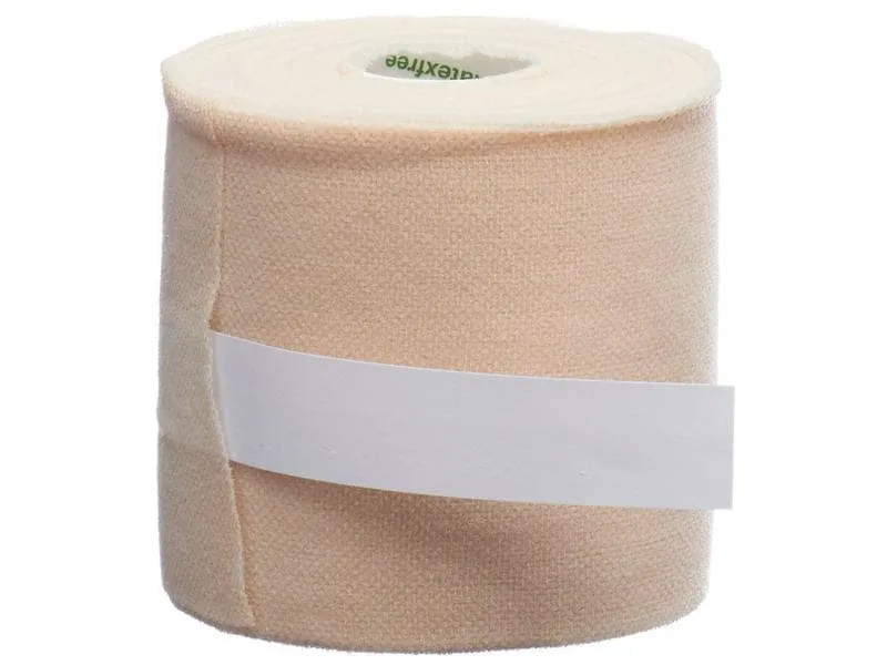 Lohmann Rauscher L&R Haftelast latexfree, Kohäsive Fixierbinde, beige, 8 cm x 20 m, 1 Stück