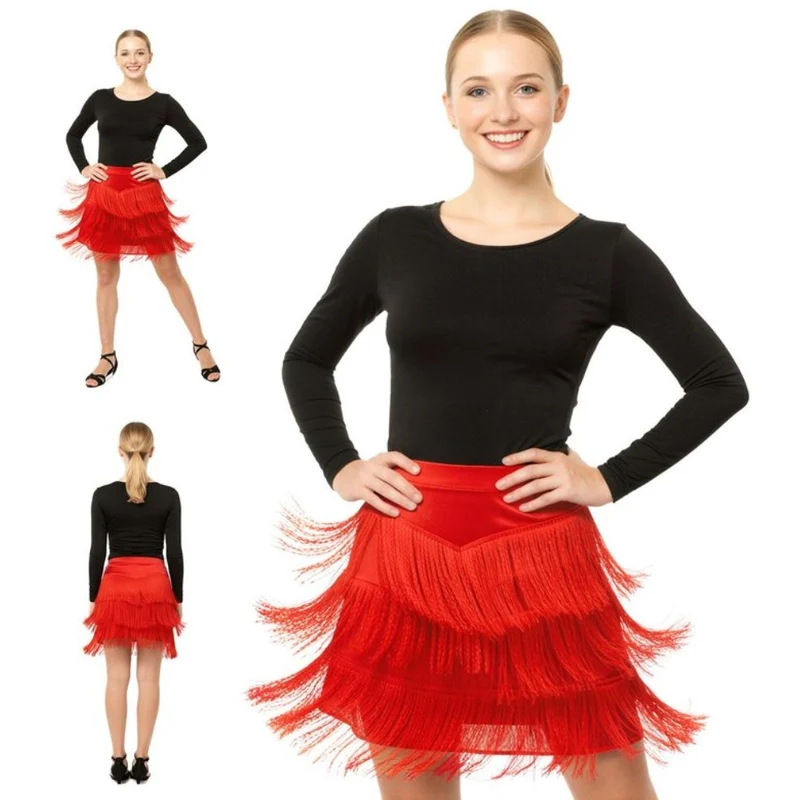 Roter Fransenrock