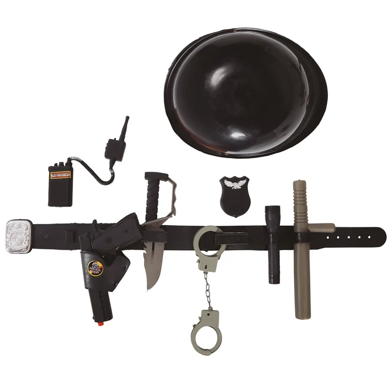 Polizei-Gürtel mit Kinderhelm