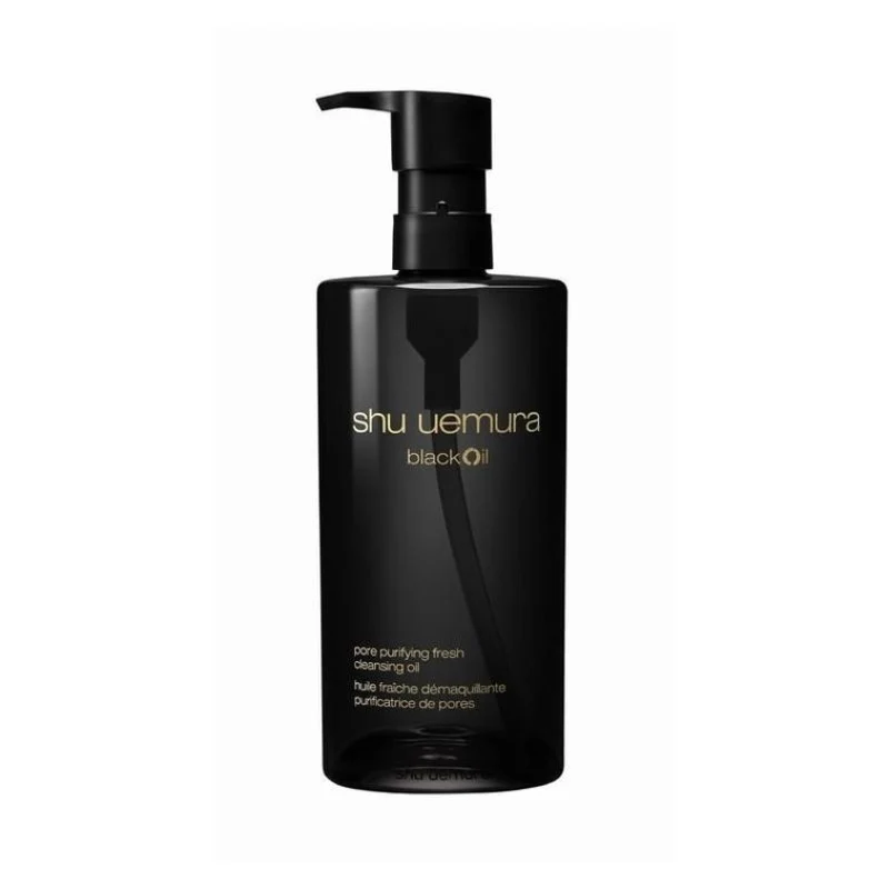[Self-operated] Shu Uemura's New Watery Black Oil Cleansing Oil 450ml (Japan) - Powerful oil control for oily skin, refreshing feel, cleanses pores, suitable for oily and combination skin.