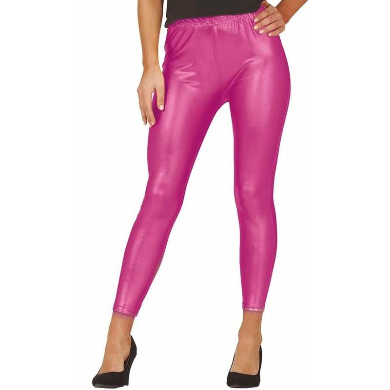 Leggings Metallic Fuchsia