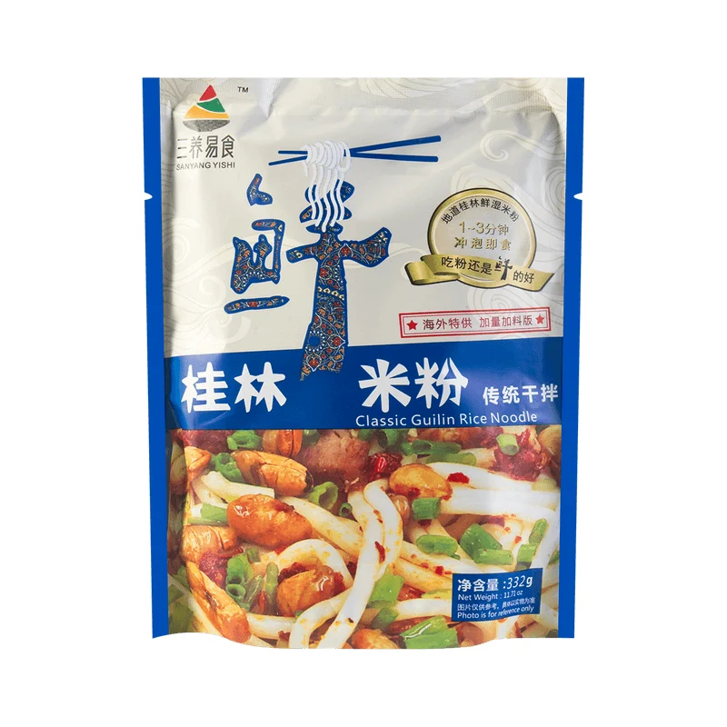[Self-operated] Sanyang Easy-to-Eat Guilin Rice Noodles Traditional Dry Mix 332g, Authentic Guilin Rice Noodles with Broth, No Cooking Required, Instant Rice Noodles/Rice Vermicelli, Guangxi Specialty