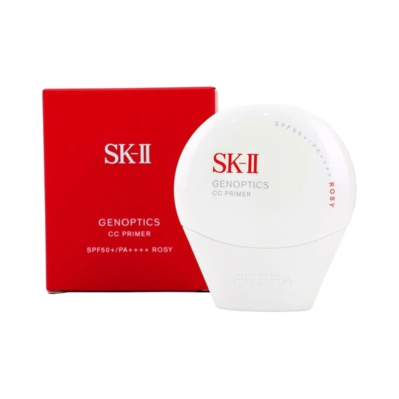 [Self-operated] SK-II Japan Domestic Version Crystal Brightening Multi-Effect CC Cream 30g #Rosy Rose Pink SPF50+ PA++++ New 5-in-1 CC Cream Sunscreen Moisturizing Brightening Elasticity Concealing Instant Brightening Improves Dullness