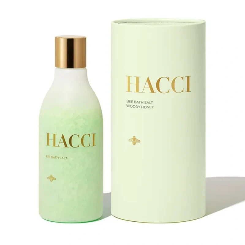 [Self-operated] Japan HACCI Honey Bath Salt, Woody Honey Scented, Green, 300ml, Natural Mineral Moisturizing Bath Salt, Fragrance Bath Salt
