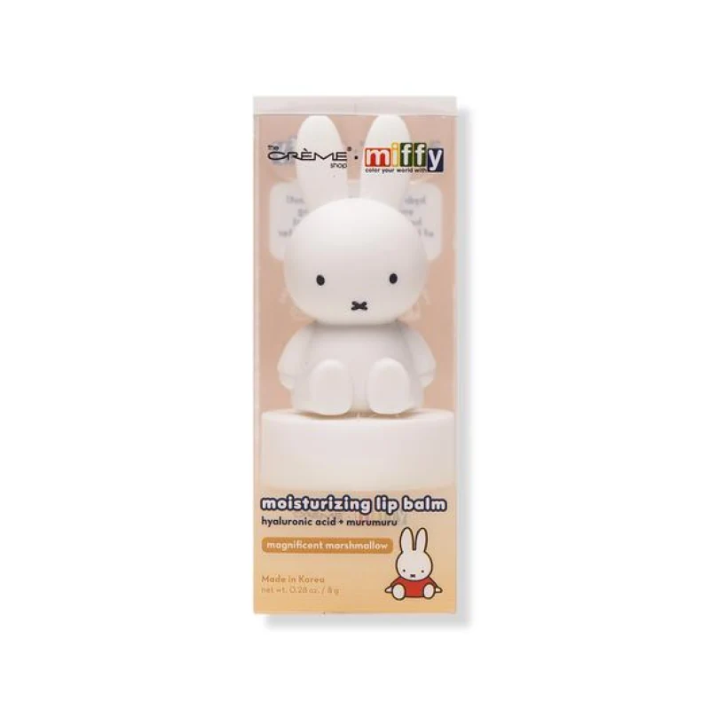 [Self-operated] The Crème Shop Miffy Collaboration Moisturizing Lip Balm Marshmallow Flavor 8g. Moisturizes, repairs dryness, removes dead skin and reduces lip lines. Hydrates and plumps.