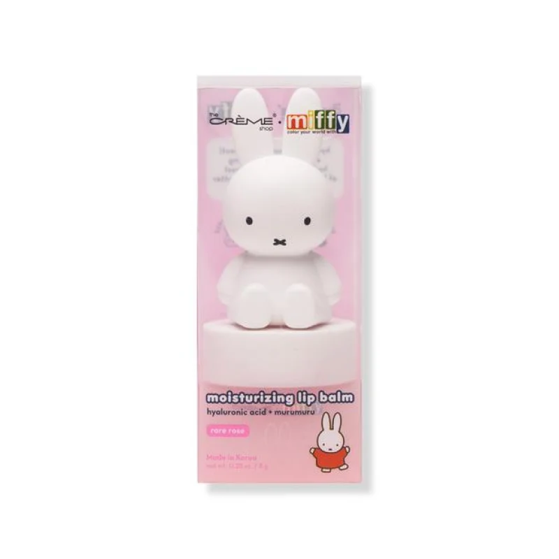 [Self-operated] The Crème Shop Miffy Collaboration Moisturizing Lip Balm Rare Rose Scent 8g. Moisturizes, nourishes, repairs dryness, removes dead skin and reduces lip lines. Hydrates and plumps.
