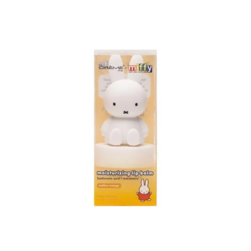 [Self-operated] The Crème Shop Miffy Collaboration Moisturizing Lip Balm Mellow Mango Flavor 8g. Moisturizes, nourishes, repairs dryness, removes dead skin and reduces lip lines. Hydrates and plumps lips.