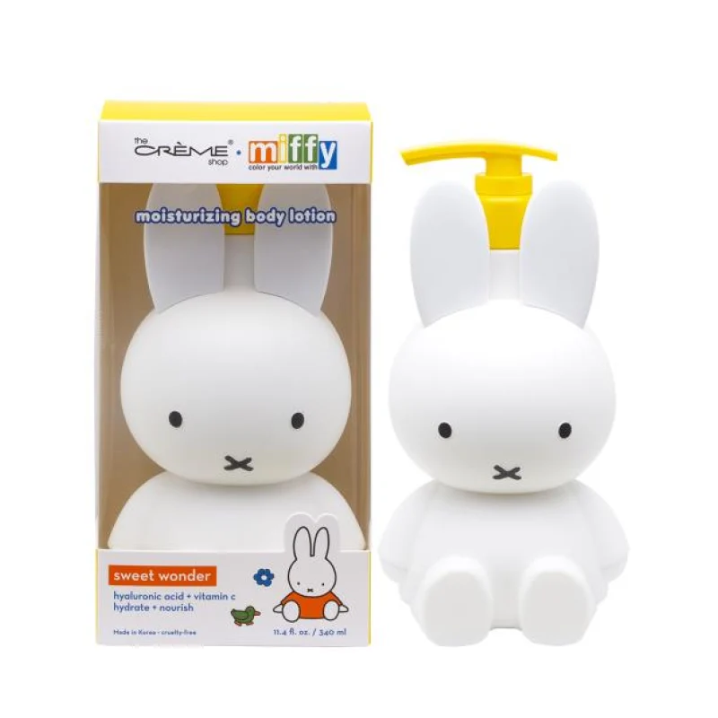 [Self-operated] The Crème Shop Miffy Sweet Wonder Moisturizing Body Lotion 340ml (USA) - Deeply moisturizes and nourishes, leaving skin smooth, soft, and with a long-lasting fragrance.