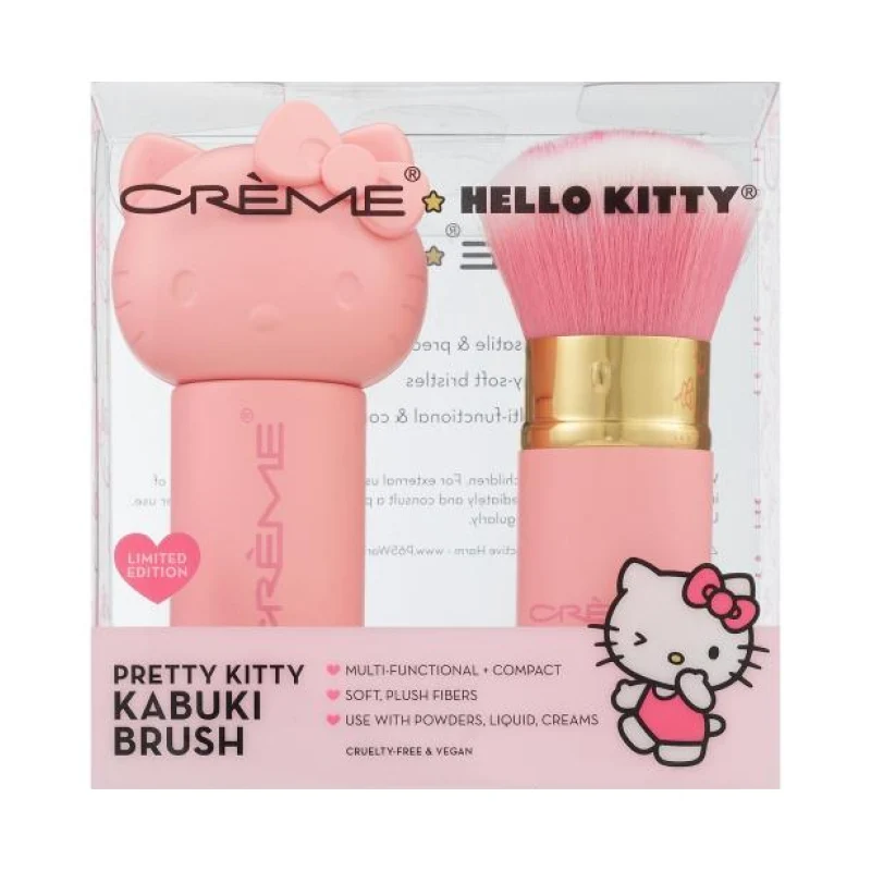 [Self-operated] Limited Edition Hello Kitty Collaboration Makeup Brushes (1 piece) - A great makeup helper that can be used with powder, loose powder, blush, contouring, highlighter, foundation, and concealer.