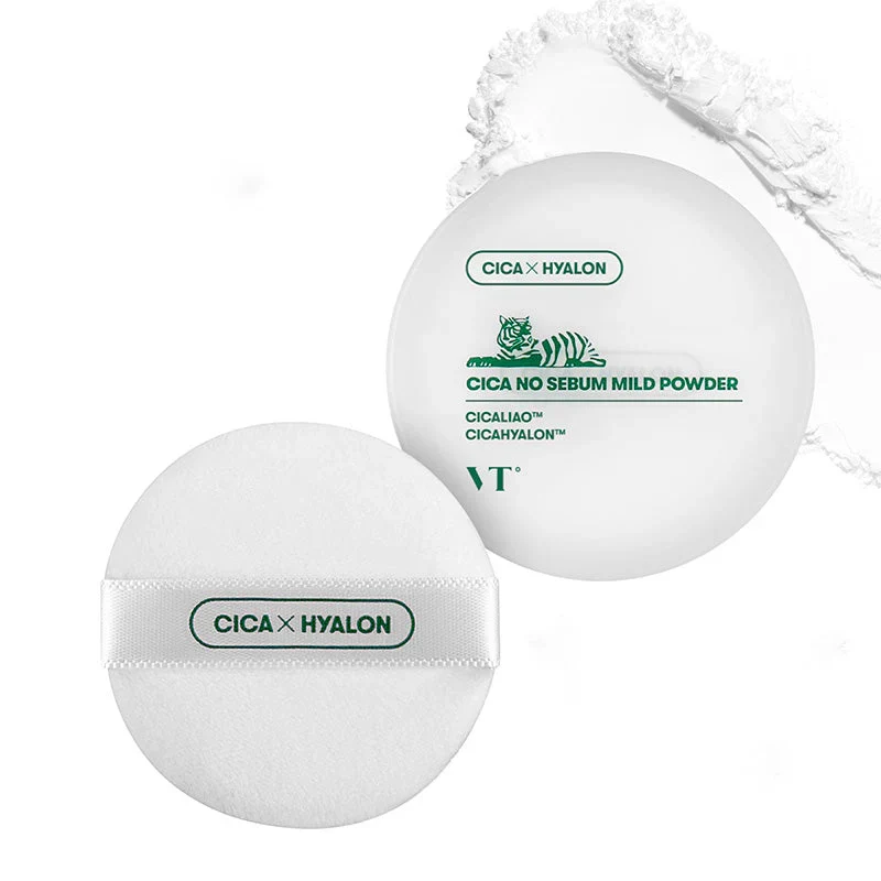[Self-operated] Korean VT CICA Oil-Control Loose Powder 5g - Setting Powder, Oil Control, Long-Lasting, Lightweight, Non-Falling, Suitable for Acne-Prone and Sensitive Skin