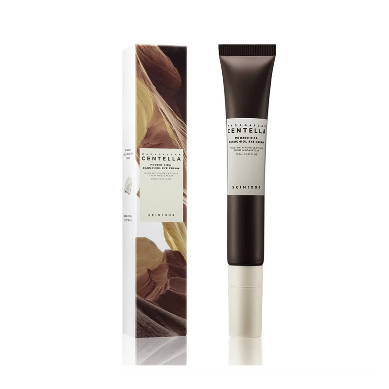 [Self-operated] SKIN1004 Korean Angel Skin Care Madagascar Centella Asiatica Probiotic Essence Eye Cream 20ml - Reduces wrinkles, fine lines, nasolabial folds, and wrinkles around the eyes and lips; provides elasticity, zero irritation, diminishes eye wrinkles and dark circles, lifts and firms.