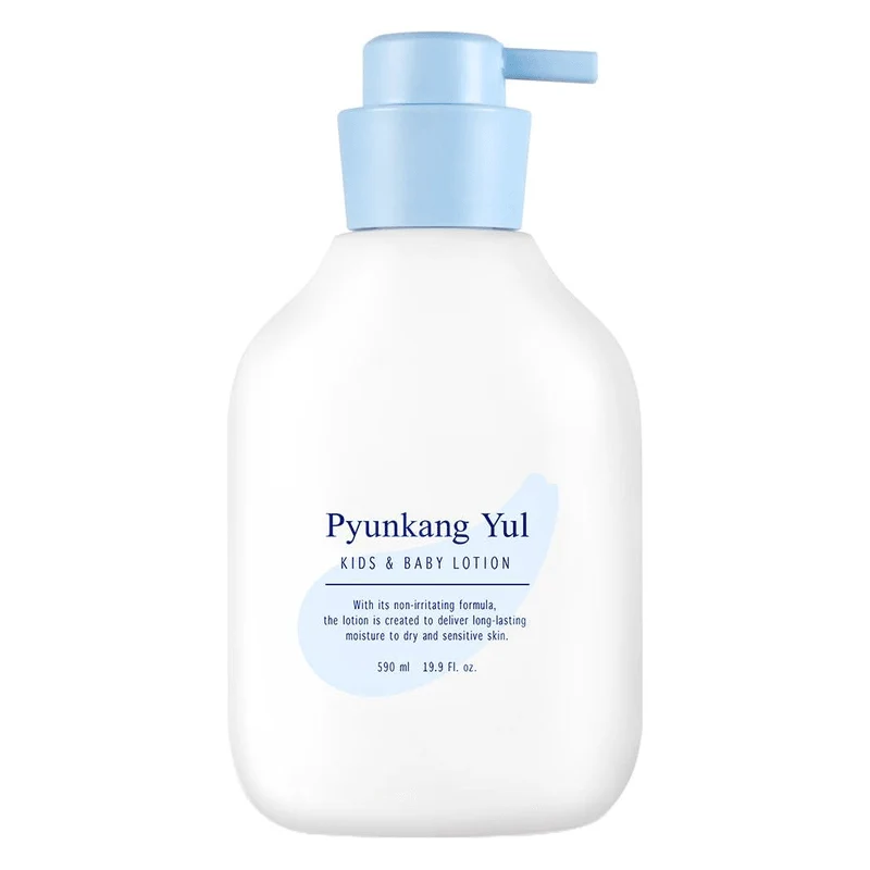 [Self-operated] Korean PYUNKANG YUL Children's Series Moisturizing Body Lotion for Infants and Toddlers, Economy Size 590ml, Suitable for All Body, Anti-drying