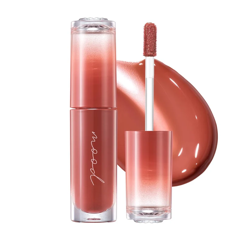 [Self-operated] Korean CLUB CLIO PERIPERA Ink Mood Crystal Lip Gloss #20 Brown Yakgwa Honey Pumpkin 4g Non-fading Small Blood Vessel Rock Sugar Moisturizing Lip Glaze