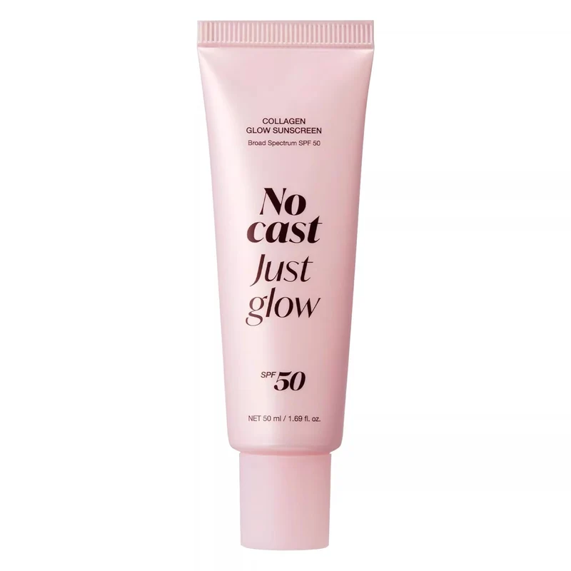 [Self-operated] Korean MEDICUBE Collagen Brightening Sunscreen SPF50 50g - Lightweight, non-sticky, moisturizing, no white cast, Centella Asiatica soothes skin.