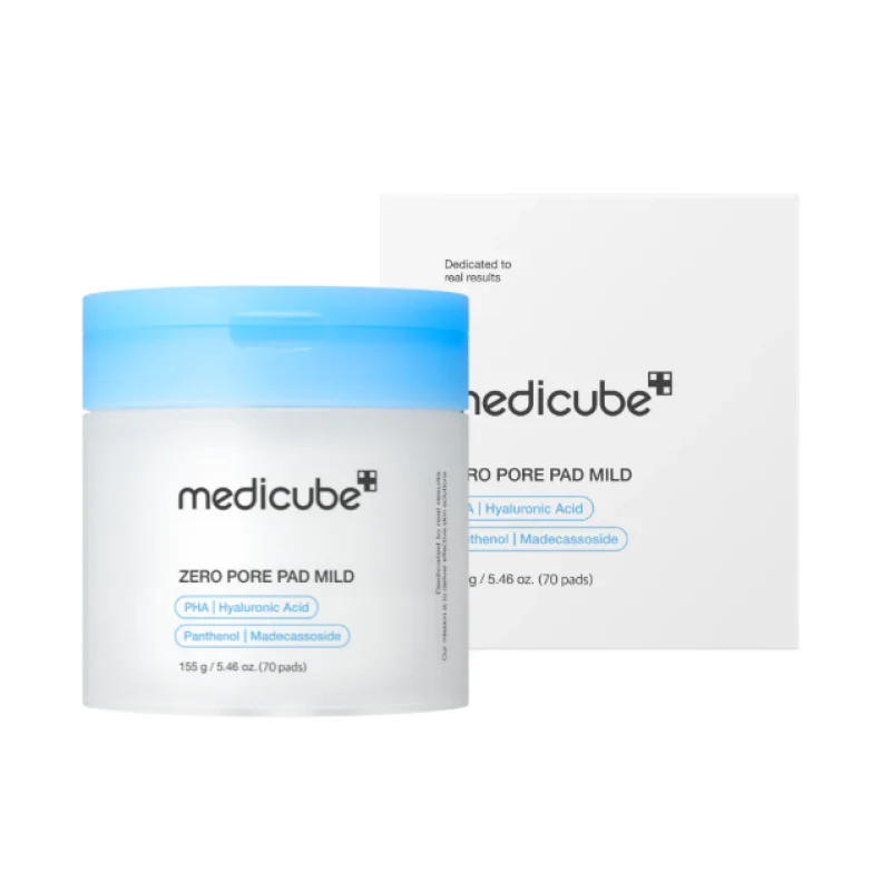 [Self-operated] Korean MEDICUBE Gentle Pore Cleansing Pads, 70 pads, pore care pads, tighten pores, exfoliate and remove dirt.