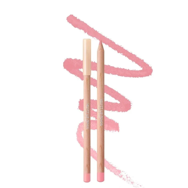 [Self-operated] Korean CLUB CLIO Happyrim & Lip Liner #05 Soft Berry Pink Mist Peach Velvet Matte Mousse Liner - Creates Natural, Fuller Lips in One Stroke
