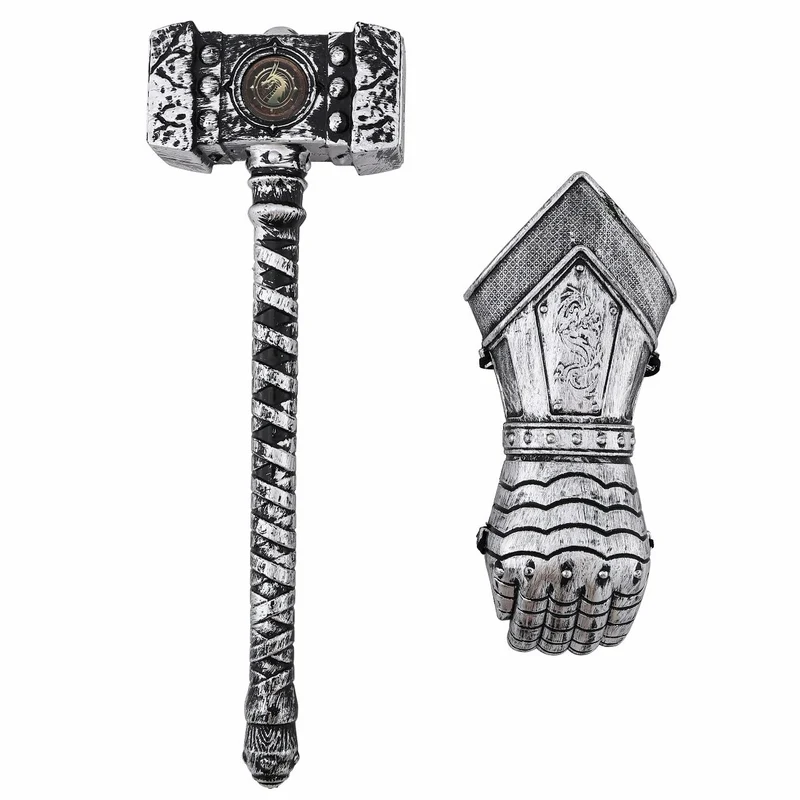 Mittelalterliches Ritter-Set mit Hammer