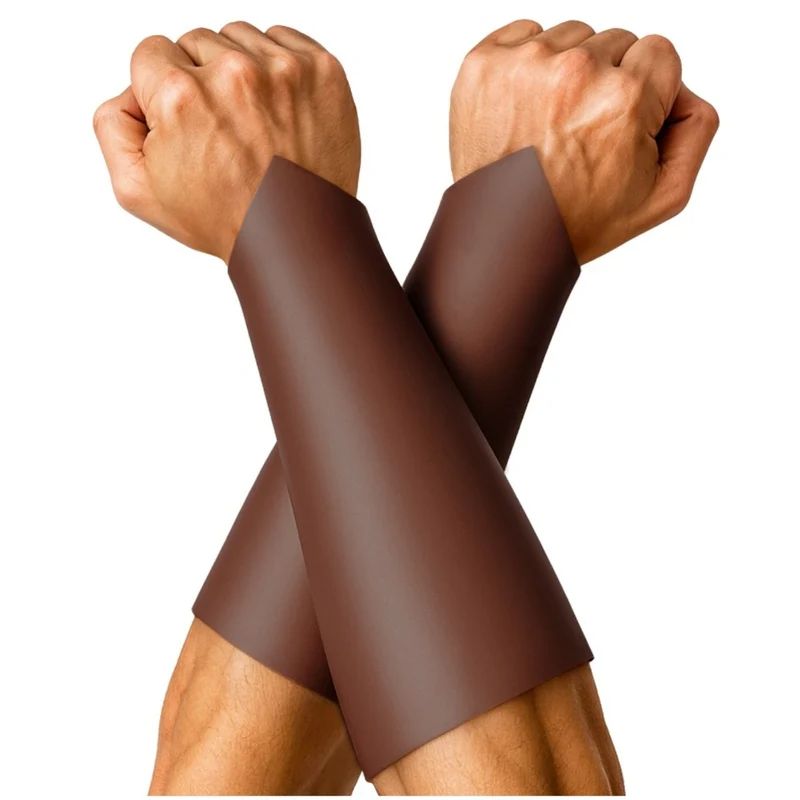 Braune Römischer-Gladiator-Handgelenkschoner
