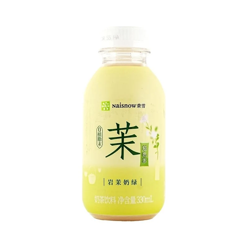 [Self-operated] Nayuki's Tea Jasmine Milk Green Tea 330ml - Low Sugar, Low Fat, 0 Non-dairy Creamer - Ready-to-drink Milk Tea Beverage