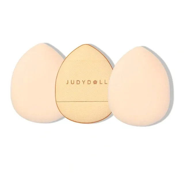 [Self-operated] JUDYDOLL Mini Sponge Puff (3-pack) - Makes foundation, doesn't absorb much powder, setting powder, cushion compact, breathable sponge.