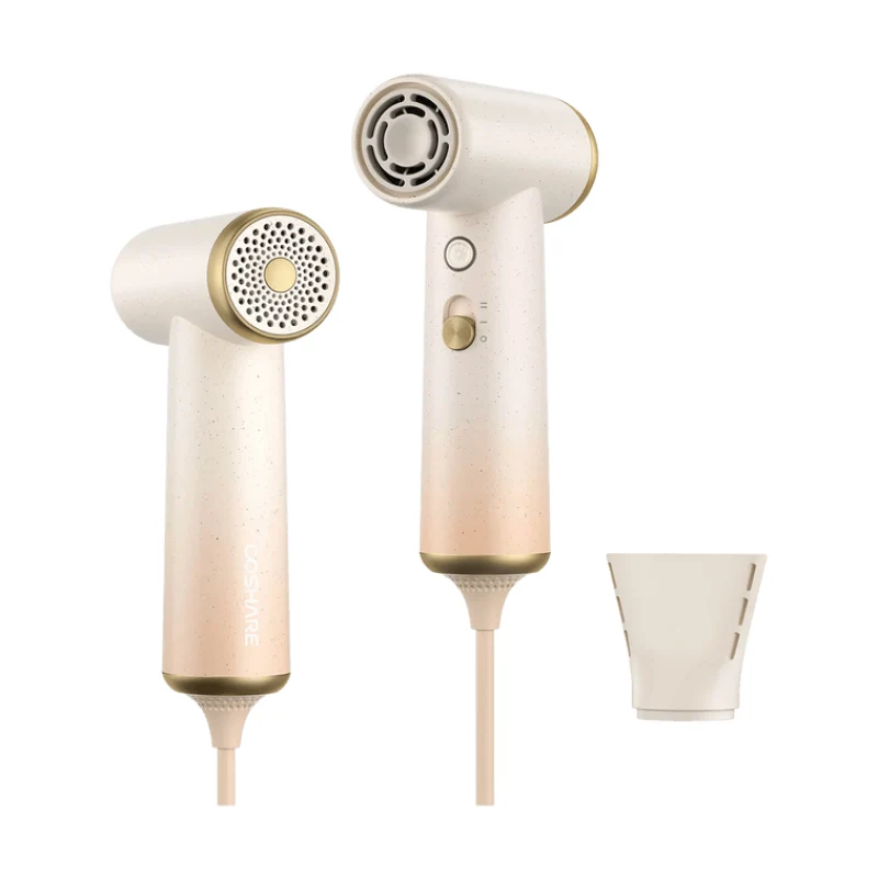 [Self-operated] COSHARE Ultra-Mini 110000 RPM High-Speed ​​Hair Dryer (Innovative Handheld Size for Convenient Travel) #Khaki HP10U One unit for fast drying without damaging hair.