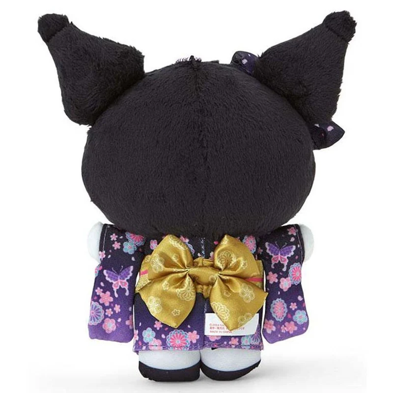 [Self-operated] Sanrio Japanese Kimono Kuromi Doll Keychain (1 piece) - Car Hanger, Bag Ornament, Keychain