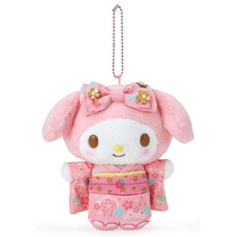 [Self-operated] Sanrio Japanese Kimono My Melody Doll Keychain (1 piece) - Car Hanger, Bag Ornament, Keychain