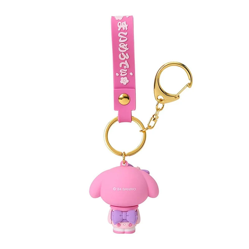 [Self-operated] Sanrio Melody 3D Kimono Keychain (1 piece) - Car Hanging Bag Ornament Keychain