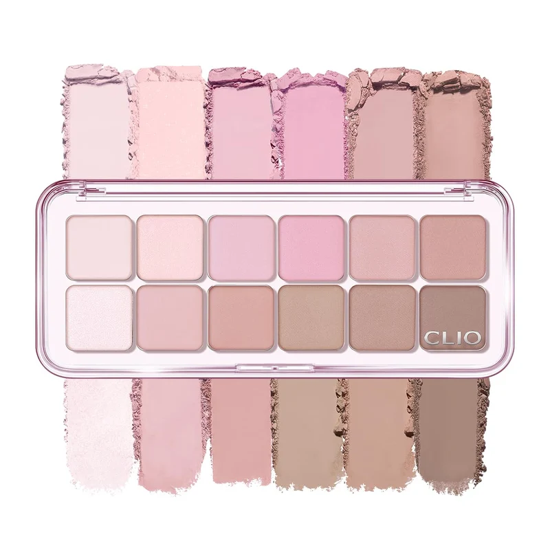 [Self-operated] Korean CLUB CLIO Stardust 12-color eyeshadow palette, mobile phone palette, pearlescent matte glitter blush multi-use palette #07 Lavender Staff Romantic Lavender