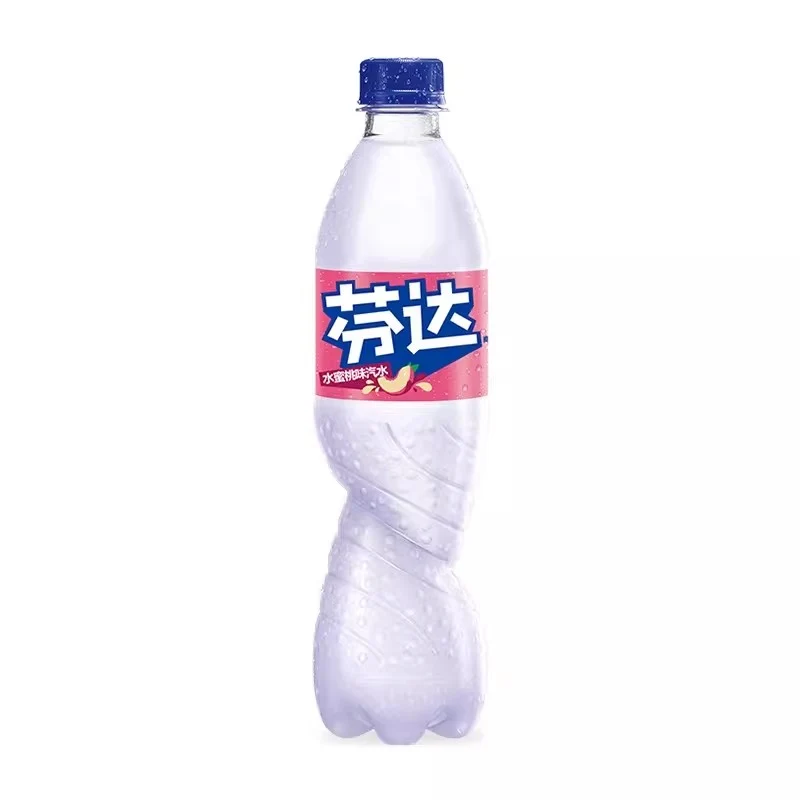 [Self-operated] Coca-Cola Fanta Mainland China Version Peach Flavored Soda 500ml Summer Carbonated Beverage