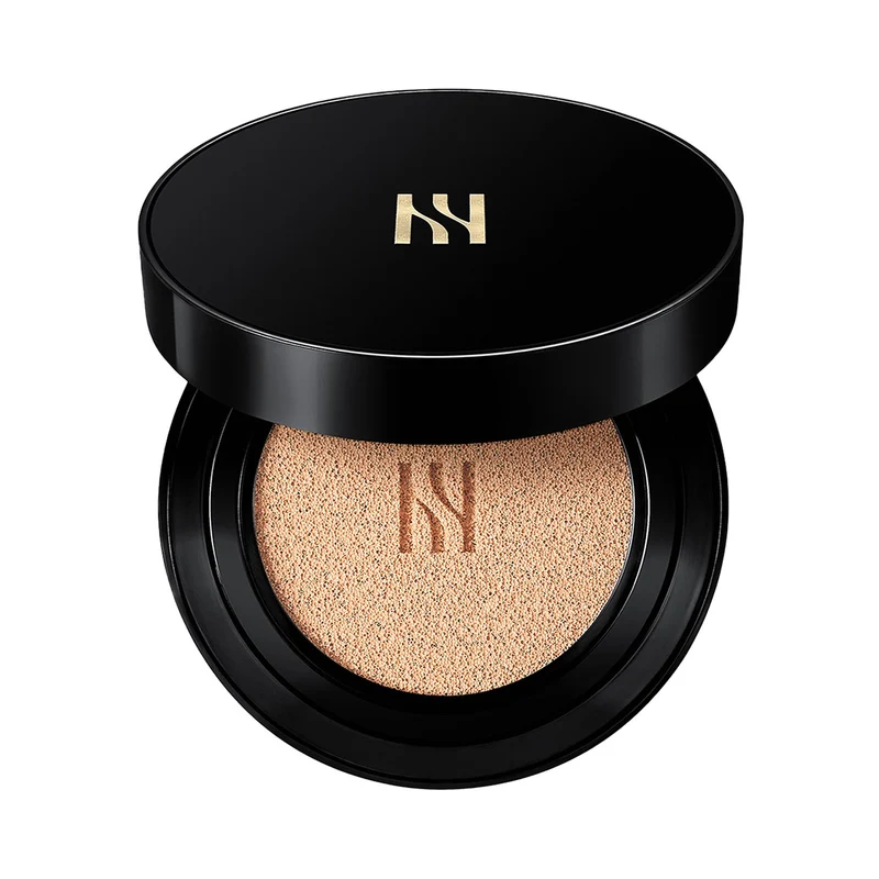 [Self-operated] HERA Black Gold Cushion BB Foundation 17N1 Ivory White (with refill, 15g x 2), High Moisturizing, High Coverage, SPF34 PA++, Lightweight, High-Effect Concealing, Non-sticky, Semi-matte Finish, Sweat-proof, Oil-controlling, Moisturizing.