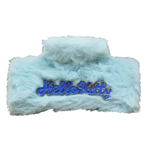 [Self-operated] Sanrio Urudeco series hair accessories, hair clips, Hello Kitty blue, 1 piece per pack.