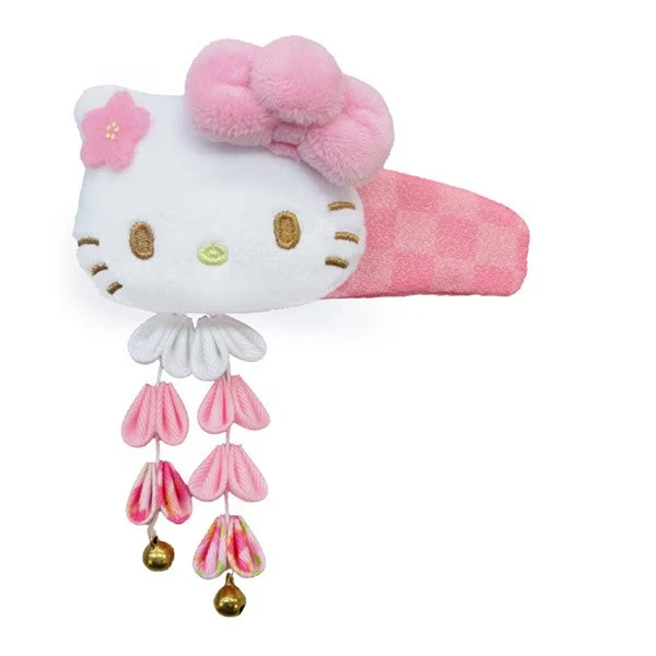[Self-operated] Sanrio Deka Pacchin Dessert Shop Series Hair Accessories and Clips Hello Kitty 1-Pack Japanese Style Hair Accessories