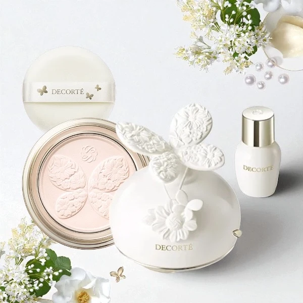 [Self-operated] Cosme Decorte Japan Domestic Version 2025 Christmas Limited Edition Eternal Wishing Loose Powder Butterfly Dance 18gx2 (with refill) Setting Powder, Fine, Moisturizing, Skin-Nourishing, Waterproof Gift