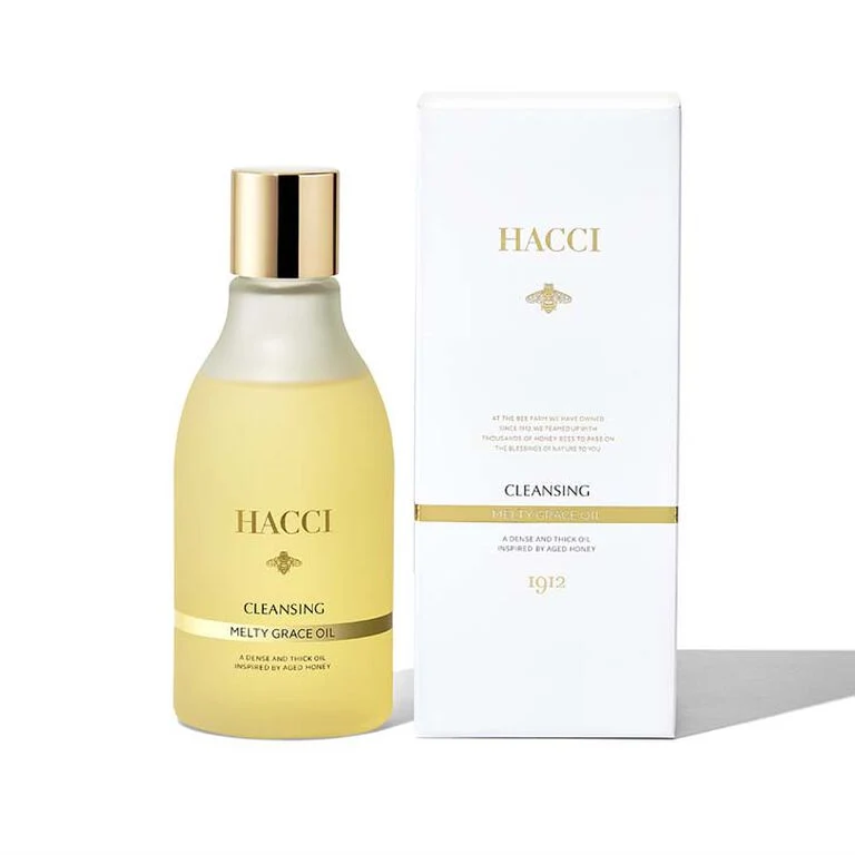 [Self-operated] Japanese HACCI Huaqi New Honey Cleansing Oil 200ml deep cleansing face and gentle makeup removal