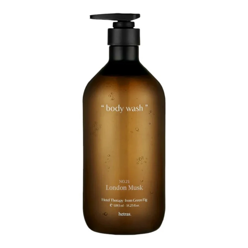 [Self-operated] HETRAS Fragrance Shower Gel No. 21 London Musk 1013ml (Korean) - Extra Large Size for Cleansing, Hydrating, Moisturizing, and Long-Lasting Fragrance