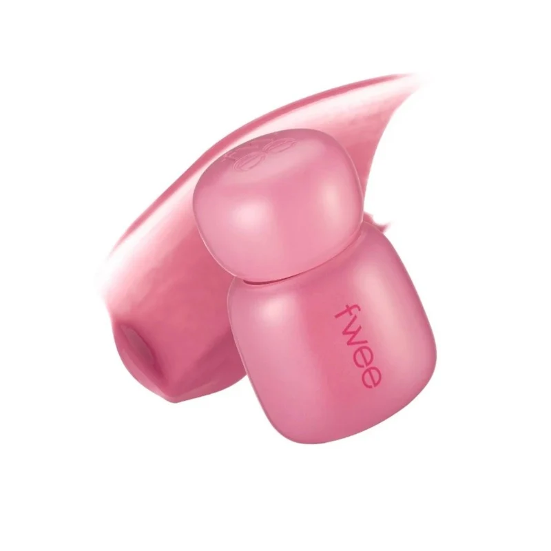 [Self-operated] Korean Fwee Pink Heart-Loving Color-Locking Lip Gloss, Semi-Matte, 3.8g #M03 SELFIE PINK Matte Lip Gloss, Hydrating and Moisturizing Lipstick/Lip Color