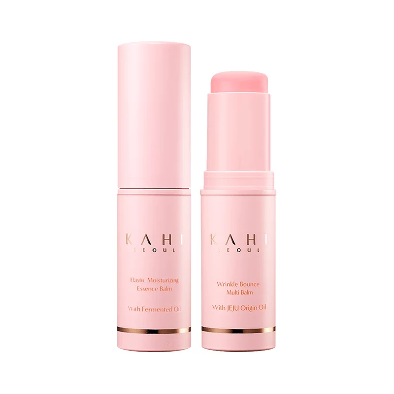 [Self-operated] KAHI Anti-Wrinkle Elastic Multi-Effect Cream Moisturizing Stick (Pink Stick) 9g (Korean) - Moisturizing Essence Stick for Improving Eye and Neck Areas, Soothing Fine Lines, Nasolabial Folds, Crow's Feet, and Dry Skin - A Must-Have for Female Celebrities (Kim Go-eun's Choice)