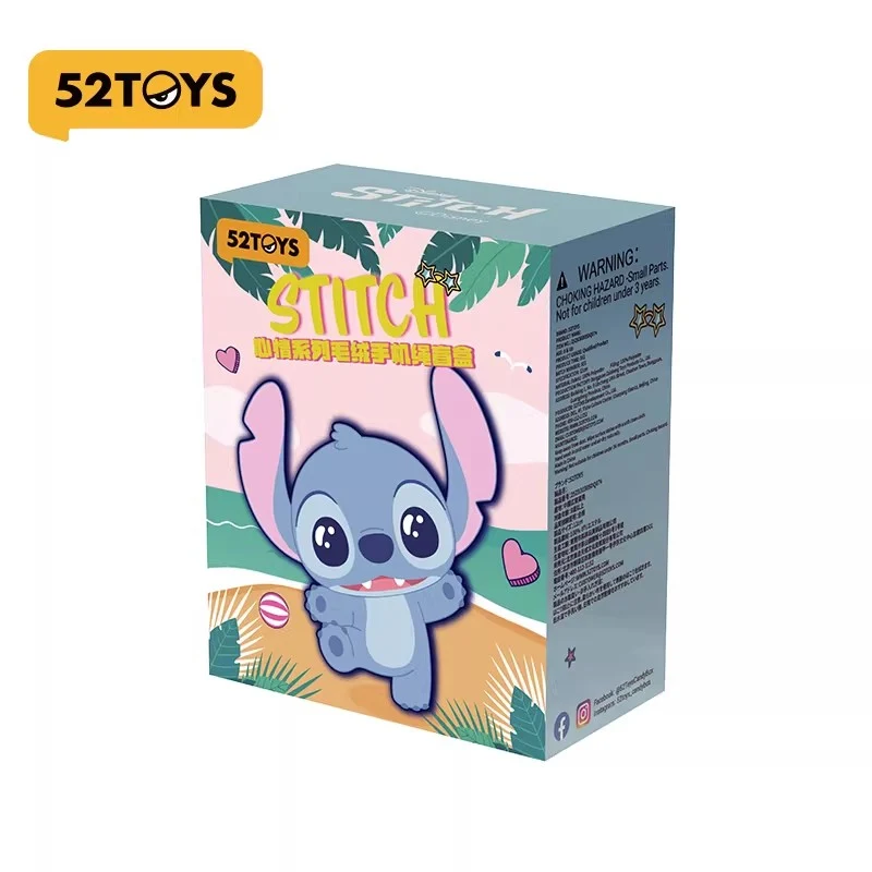 [Self-operated] 52TOYS Stitch Disney Mood Series Plush Phone Strap Blind Box (1 piece)