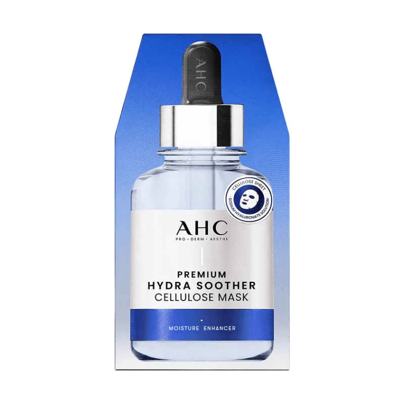 [Self-operated] Korean AHC B5 Ampoule Third Generation Premium High Concentration Hyaluronic Acid Moisturizing Mask (5 pieces) - Cooling, Soothing and Stabilizing Effect