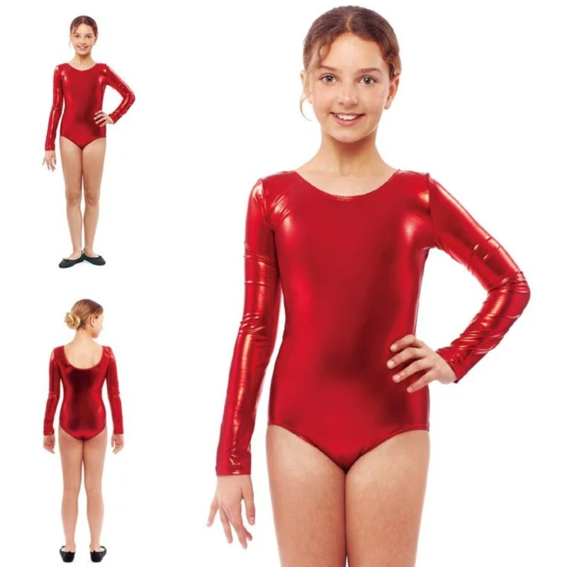 Rotes Metallic-Body für Kinder