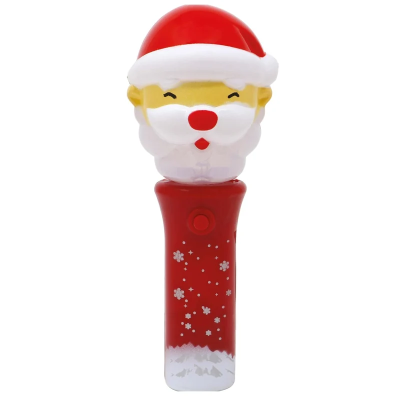 Leuchtender Weihnachtsmann-Zauberstab