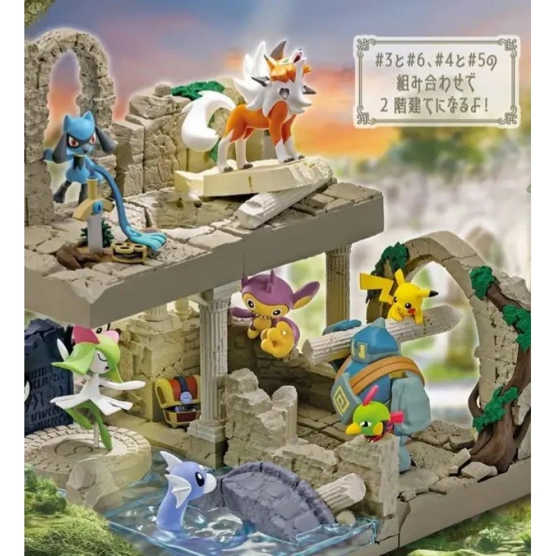 [Self-operated] Japan RE-MENT Hatsune Miku diorama ancient city ruins 1 box XNUMX kinds of random delivery miniature scene desktop ornaments trendy play model