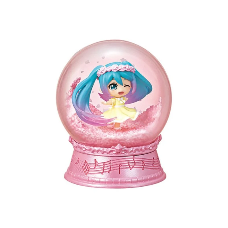 [Self-operated] Japan RE-MENT Hatsune Miku plays the story of the four seasons. Four seasons crystal ball 1 box with four kinds of random egg blind box ornaments