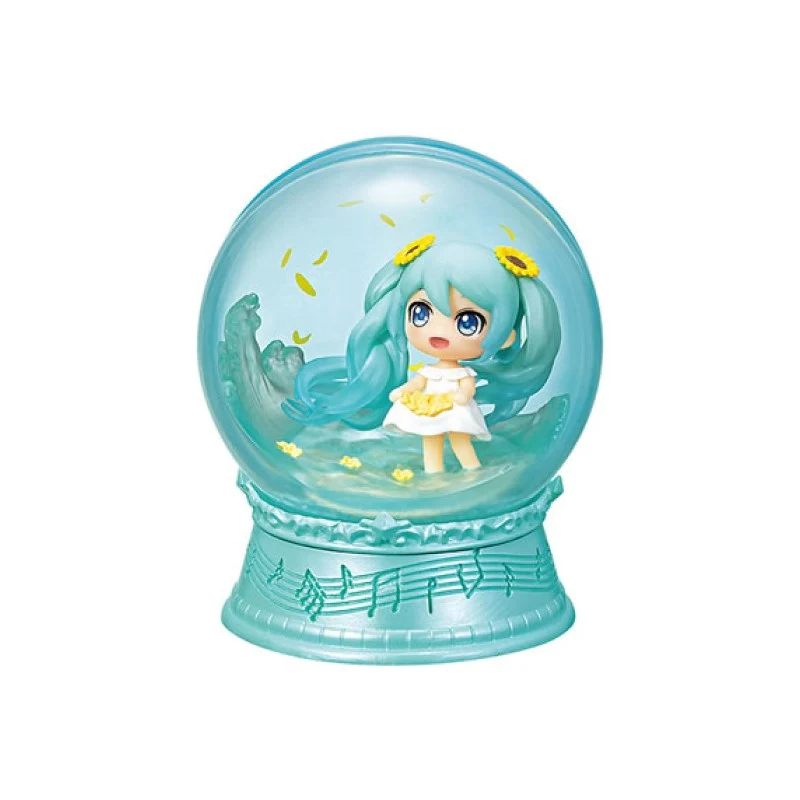 [Self-operated] Japan RE-MENT Hatsune Miku plays the story of the four seasons. Four seasons crystal ball 1 box with four kinds of random egg blind box ornaments